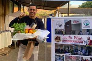 Celebração e homenagem na Santa Missa em honra ao Sagrado Coração de Jesus